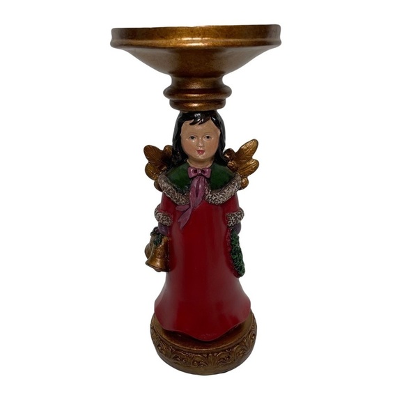 Victorian Style Christmas Candle Holder - Picture 1 of 15